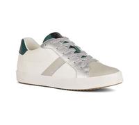 Geox Baskets D BLOMIEE C pour Femme, Blanc Optique/Vert DK, 39 EU, Optic White DK Green, 39 EU