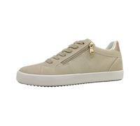 Geox Baskets D Blomiee E pour Fille, Off White Lt Gold, 36 EU