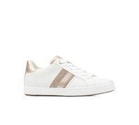 Geox Baskets D Blomiee F pour Femme, Or Blanc, 37 EU