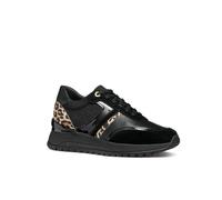 Geox Baskets D Desya A Antelope Noire pour Femme 38 EU