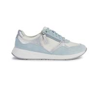 Geox Baskets D Desya A pour Femme, Bleu Clair et Blanc, 11