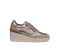 Geox Femme D Ilde A Basket, Taupe, 41 EU