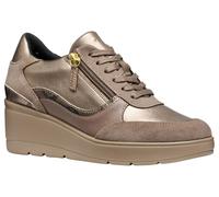 Geox Baskets D ILDE pour Femme, Beige, 40 EU, Beige, 40 EU