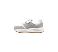 Geox Baskets D Kency pour Femme, Blanc/Sable, 38 EU