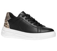 Geox Baskets D Ljuba pour femme, Pistolet noir, 36 EU