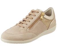 Geox Baskets D Myria pour Femme, Taupe doré, 38 EU
