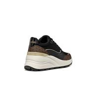 Geox Baskets D Spherica Ec13 aSneaker pour femme, Noir, 38 EU