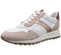 Basket Geox Femme D Tabelya - Nude White - Daim-Nubuck - Lacets 39