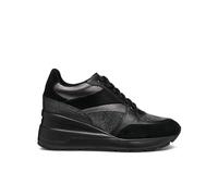 Geox Femme D Zosma A Basket, Noir, 38 EU