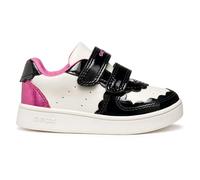 Geox Garçon Fille B Eclyper Girl Basket, White Black, 27 EU