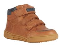 Geox - Baskets garçon, cuir ciré FS10146 (36 EU) (Cognacfarbe/Blau)
