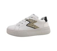 Geox Baskets J Mikiroshi Girl A pour Fille, White Black, 32 EU