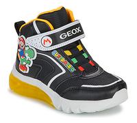 Baskets montantes enfant garcons Geox J CIBERDRON BOY Noir 34