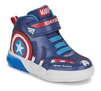 Geox Baskets Garçon J Grayjay Bleu marine/rouge Taille UK 1