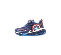 Geox Baskets pour garçon J Bayonyc Boy, Navy Red, 34 EU