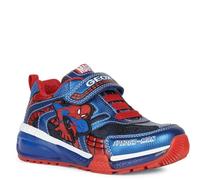 Geox - Baskets pour garçons "J Bayonyc B", "Spider-Man" FS9919 (25 UE) (Bleu marine/bleu roi/rouge)