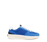 Geox Baskets pour homme GXRN en cuir brut bleu, bleu, 40 EU