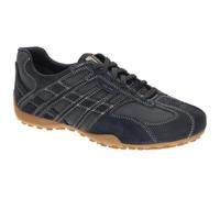 Geox Baskets Snake pour homme en cuir suédé bleu, bleu, 48 EU