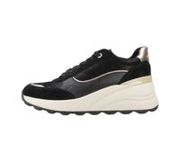 Geox D SPHERICA EC13 Baskets pour Femme Noir Taille 38 EU, Noir, 38 EU