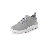 Geox Homme Spherica U Baskets, Light Grey White, 45 EU Étroit
