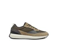 Geox Baskets U Volpiano A pour Homme, Musc Militaire, 45 EU