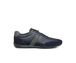 Geox Baskets U Wells A pour homme, bleu marine, 43 EU