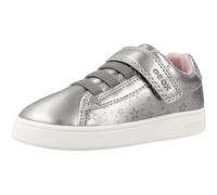 Geox Bébé Fille B ECLYPER Girl A Basket, Metallic Silver, 21 EU