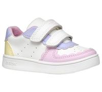 Geox Bébé Fille B ECLYPER Girl A Basket, White/Lt Yellow, 24 EU