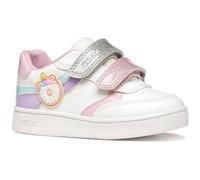 Geox Bébé Fille B Eclyper Girl B Basket, Optic White Lt Lilac, 23 EU