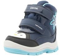 Geox Bébé Fille B Flanfil B ABX Bateau à Cheville, Navy Turquoise, 21 EU