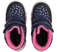 Geox Bébé Fille B FLANFIL Girl B ABX Bateau à Cheville, Navy Fuchsia, 20 EU