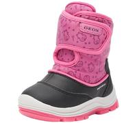 Geox Bébé Fille B Flanfil Girl B ABX Bateau à Cheville, Noir Fuchsia, 20 EU