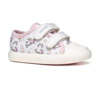 Geox Bébé Fille B GISLI Girl B Basket, White/Pink, 20 EU