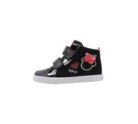 Geox Bébé Fille B Kilwi Girl D Sneakers, Black/Red, 24 EU