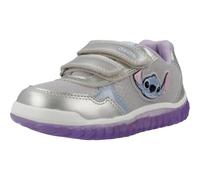 Geox Bébé Fille B Lightyloo Girl C Basket, Silver Lilac, 23 EU