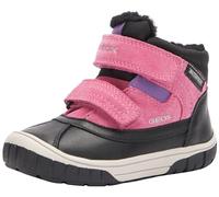 Geox Bébé Fille B Omar Girl WPF Bateau à Cheville, Noir Fuchsia, 22 EU