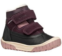 Geox Bébé Fille B Omar Girl WPF Bottines à la Cheville, Black DK Purple, 21 EU