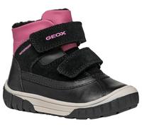 Geox Bébé Fille B Omar Girl WPF C Bottine, Black/Fuchsia, 20 EU