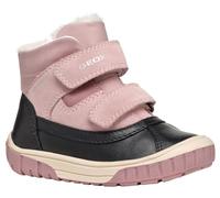 Geox Bébé Fille B Omar Girl WPF C Bottine, Black/Rose, 23 EU