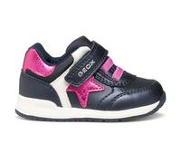 Geox Chaussures bébé fille B Rishon Girl First Walker Bleu marine/Fuchsia Taille 21