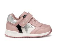 Geox Bébé Fille B Rishon Girl First Walker Shoe, Old Rose Black, 22 EU