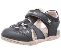 Geox Bébé Fille B Sandal Agasim Girl Sandales, Lt Navy/Pink, 24 EU