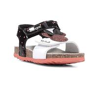 Geox Bébé Fille B Sandal Chalki Girl Sandales, White/Black, 20 EU