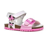 Geox B SANDAL CHALKI GIRL, Sandale Bébé - Fille, White/Pink,