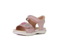 Geox Bébé Fille B Sandal Delhi Girl, Rose Silver, 20 EU