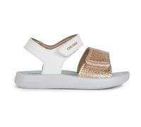 Geox Bébé Fille B Sandal Lightfloppy, Or Blanc, 21 EU