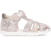 Geox Bébé Fille B Sandal MACCHIA GIR, Beige/Lt Gold, 24 EU