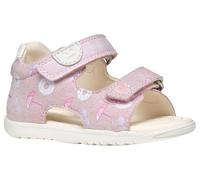 Geox Bébé Fille B Sandal MACCHIA GIR, Pink/Ivory, 24 EU