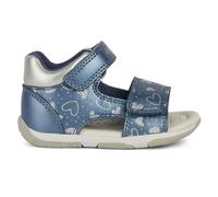 Geox Bébé Fille B Sandal Tapuz Girl, Sky Silver, 19 EU