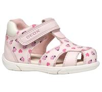 Geox Bébé Fille B Sandal Zapito Girl, Lt Pink White, 18 EU